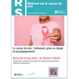 WEBINAR - Le cancer du sein: traitement, prise en charge et accompagnement - HRS 